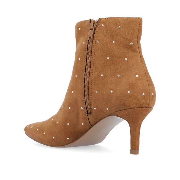 Journee Collection Women's Tru Comfort Foam Rossia Bootie, Tan, 7M - Picture 4 of 9